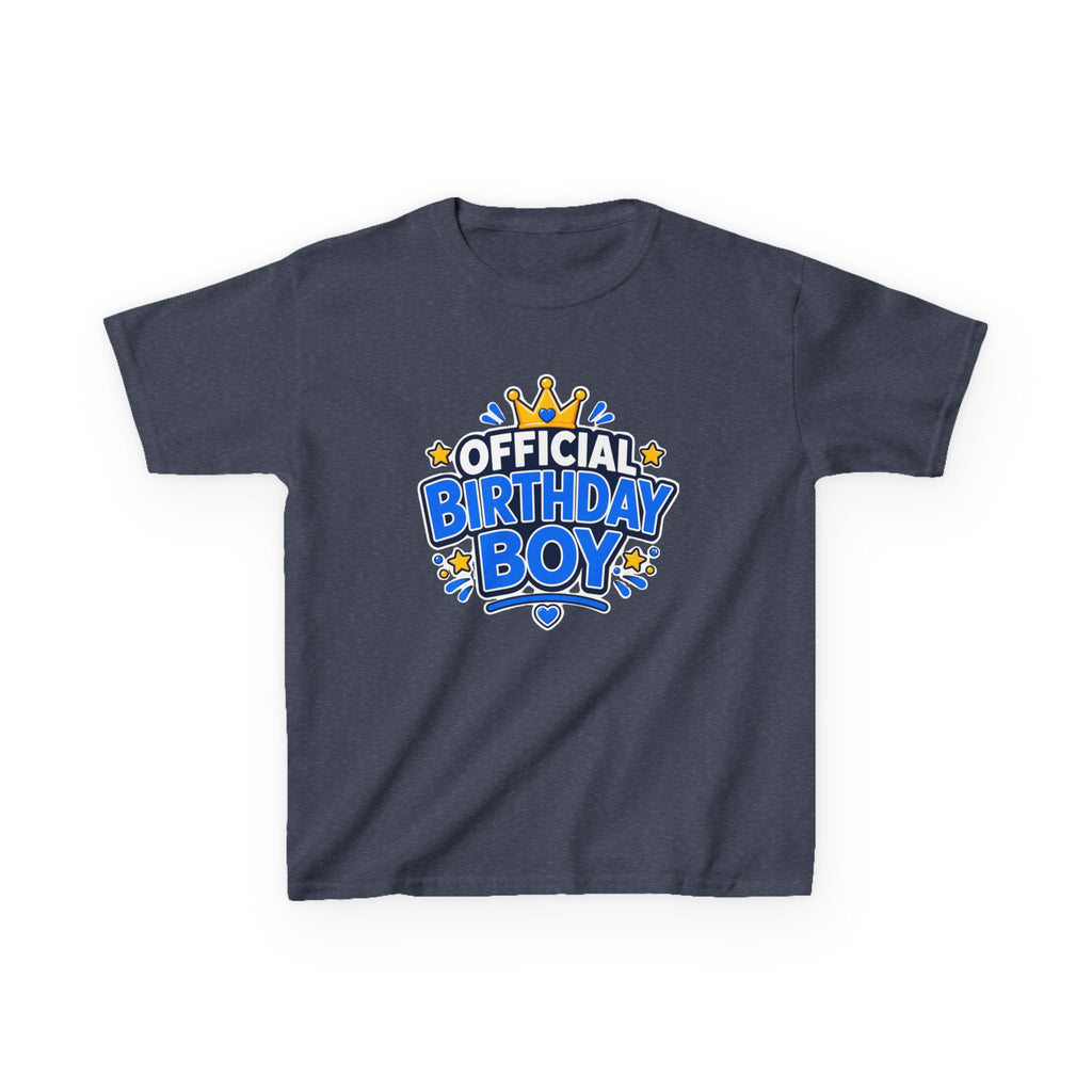 Kids Birthday T-Shirt – Official Birthday Boy Graphic Tee