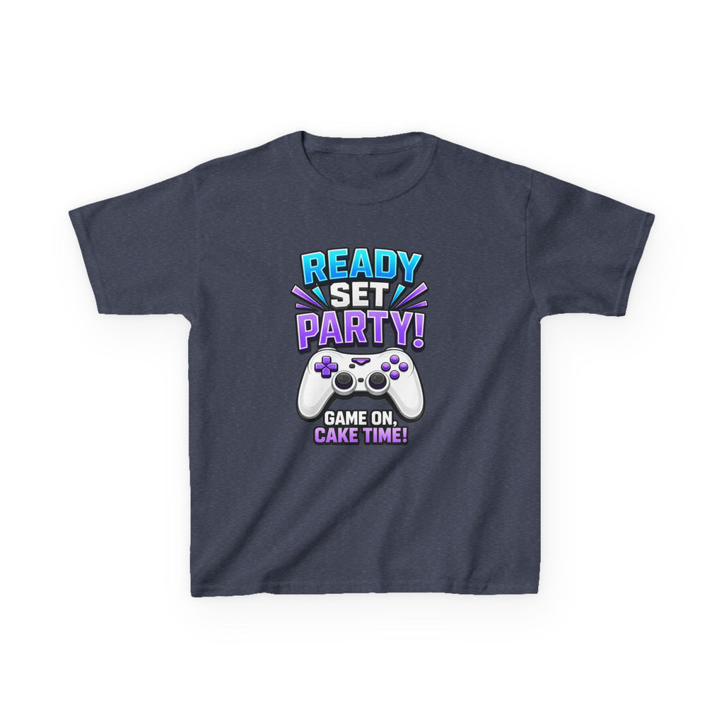 Kids Party T-Shirt — 'Ready, Set, Party!' Gaming Graphic Tee