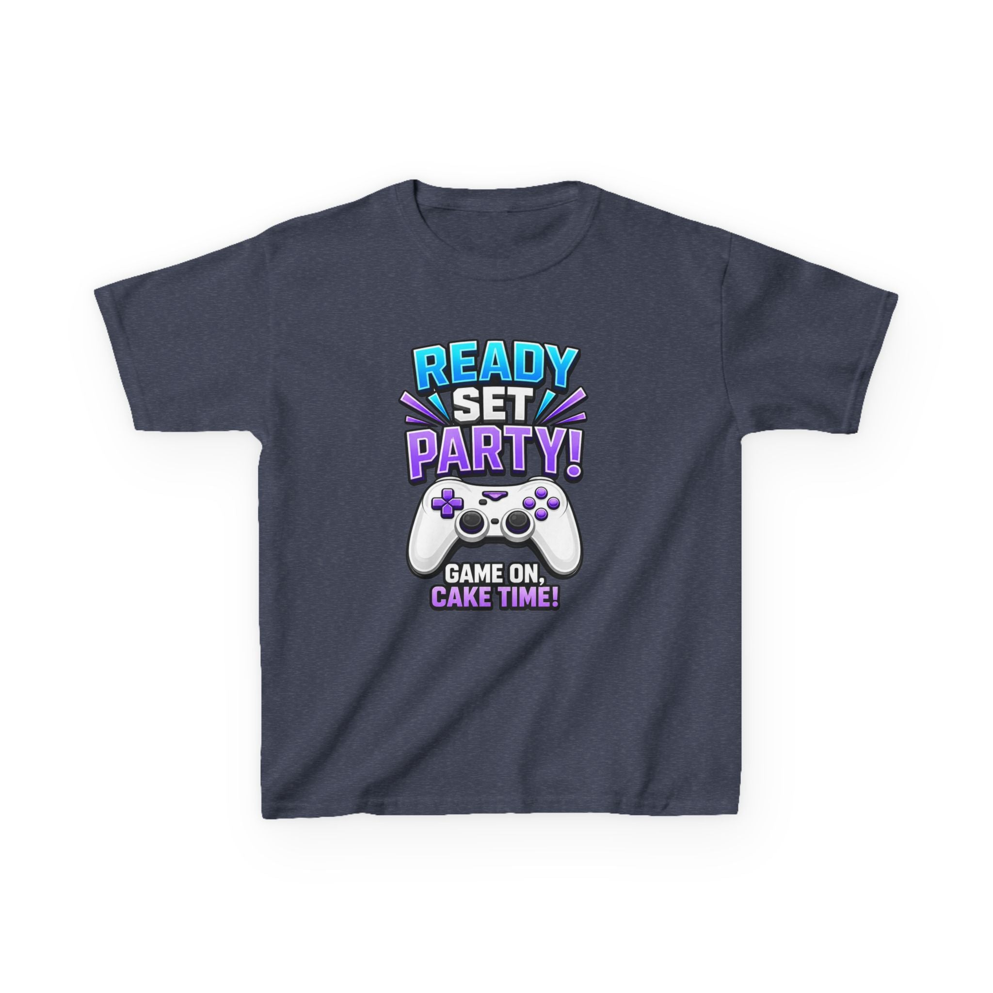 Kids Party T-Shirt — 'Ready, Set, Party!' Gaming Graphic Tee
