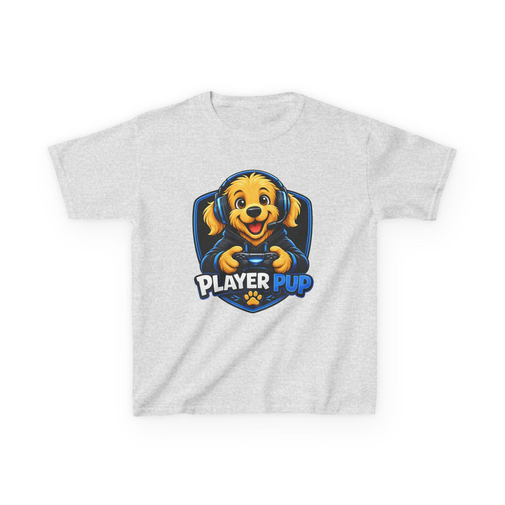 Player Pup Kids T‑Shirt — Cute Gaming Dog Tee for Children