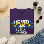 Kidxtr™ Mom Robot T-Shirt — 'Powered by Love & Patience' Robot Explorer Graphic Tee