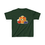 Kids Breakfast T-Shirt — 'Short Stack' Cute Pancake Stack with Smiling Berries Graphic Tee