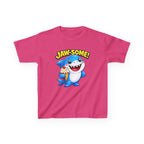 Kids Shark T-Shirt — 'Jaw-some!' Smiling Shark with Ice Cream Graphic Tee