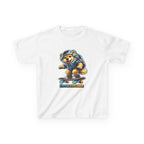 Kids Skateboard T-Shirt — 'Little Explorer' Skateboarding Puppy Graphic Tee
