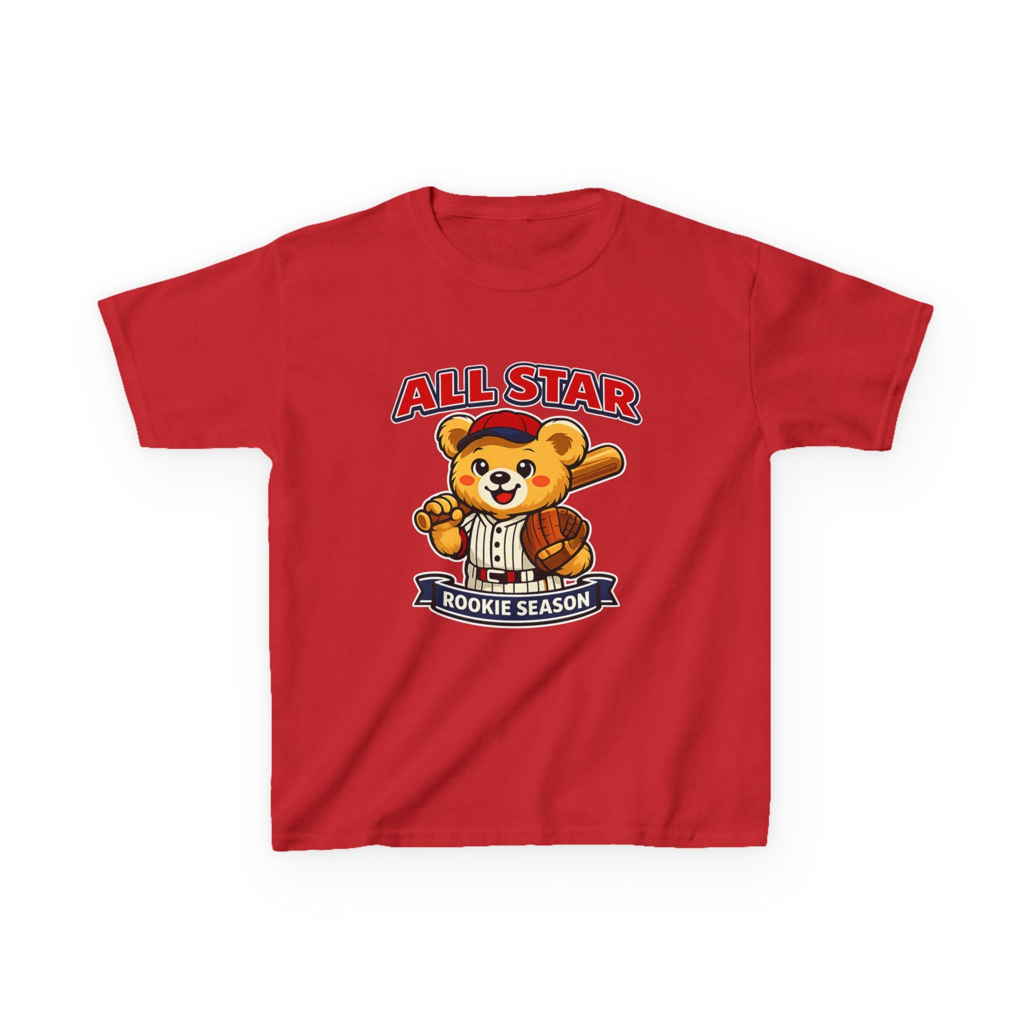 Bear Baseball - Kids T Shirt