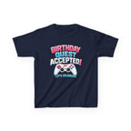 Kids Birthday T-Shirt — 'Birthday Quest Accepted' Gamer Birthday Graphic Tee