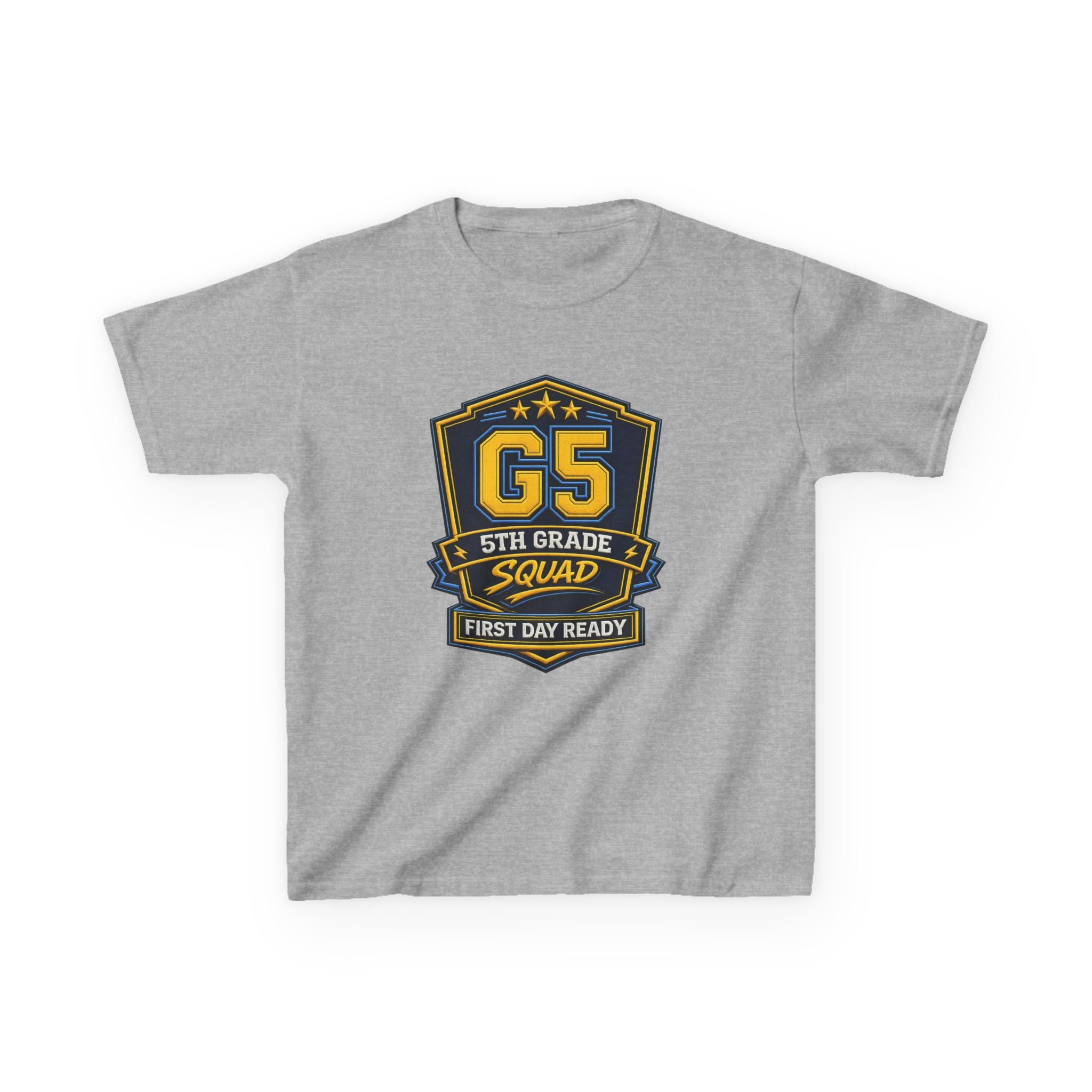 Kids 5th Grade T-Shirt — 'G5 First Day Ready' Back-to-School Graphic Tee