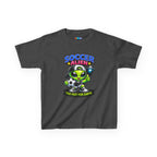 Kidxtr™ Kids Soccer T-Shirt — 'Too Fast for Earth' Alien Soccer Graphic Tee