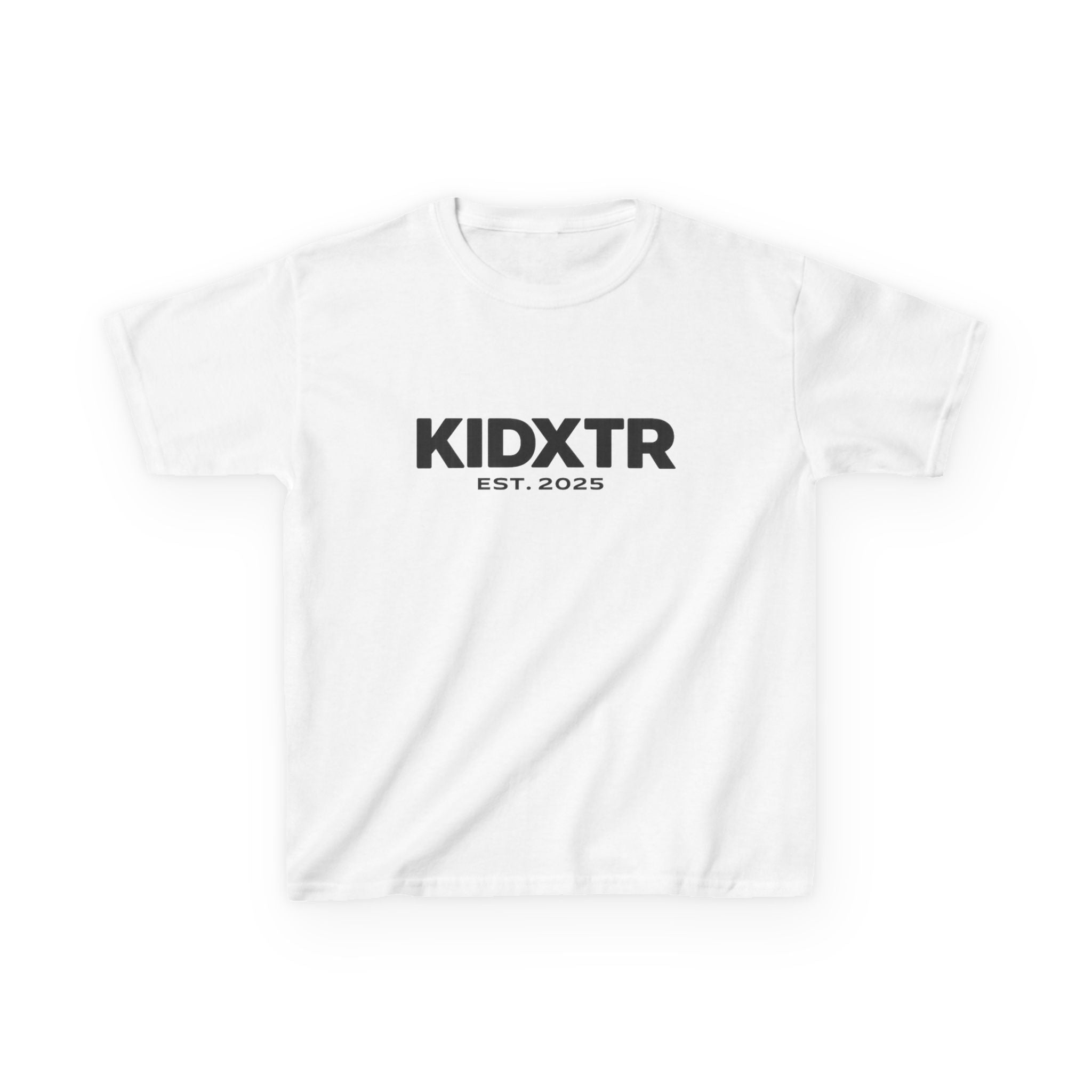 Kids Logo T-Shirt — 'Est. 2025' KIDXTR Minimal Graphic Tee