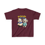 Kids Panda T-Shirt — 'Friends for Life' Cute Best Friends Graphic Tee