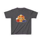 Kids Breakfast T-Shirt — 'Short Stack' Cute Pancake Stack with Smiling Berries Graphic Tee