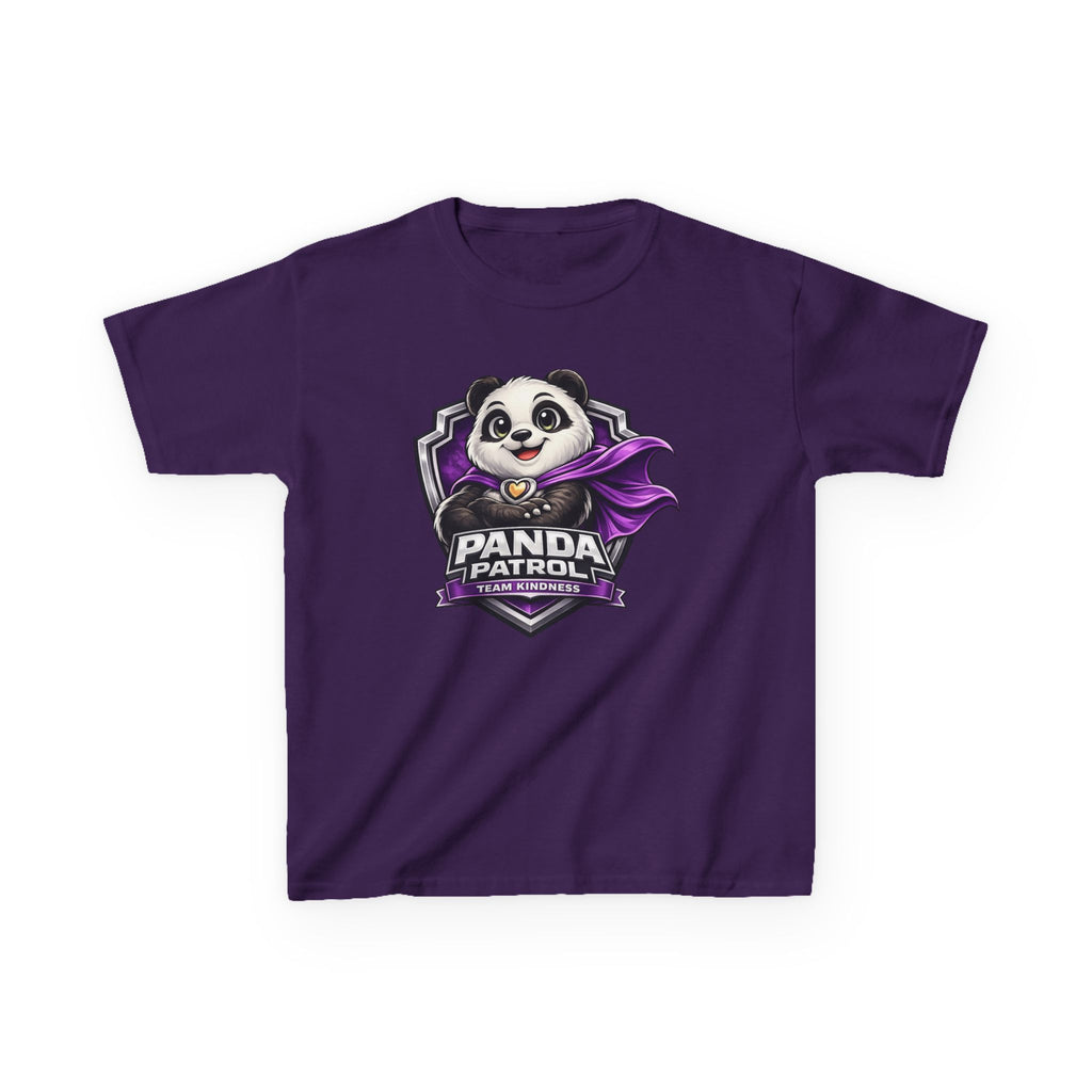 Kids Animal T-Shirt — 'Panda Patrol' Superhero Panda Graphic Tee