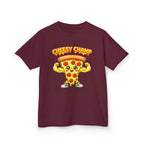 Kids Pizza T-Shirt — 'Cheesy Champ' Fun Food Graphic Tee