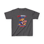 Kids Patriotic T-Shirt — 'Red White & Woof!' USA Dog Graphic Tee