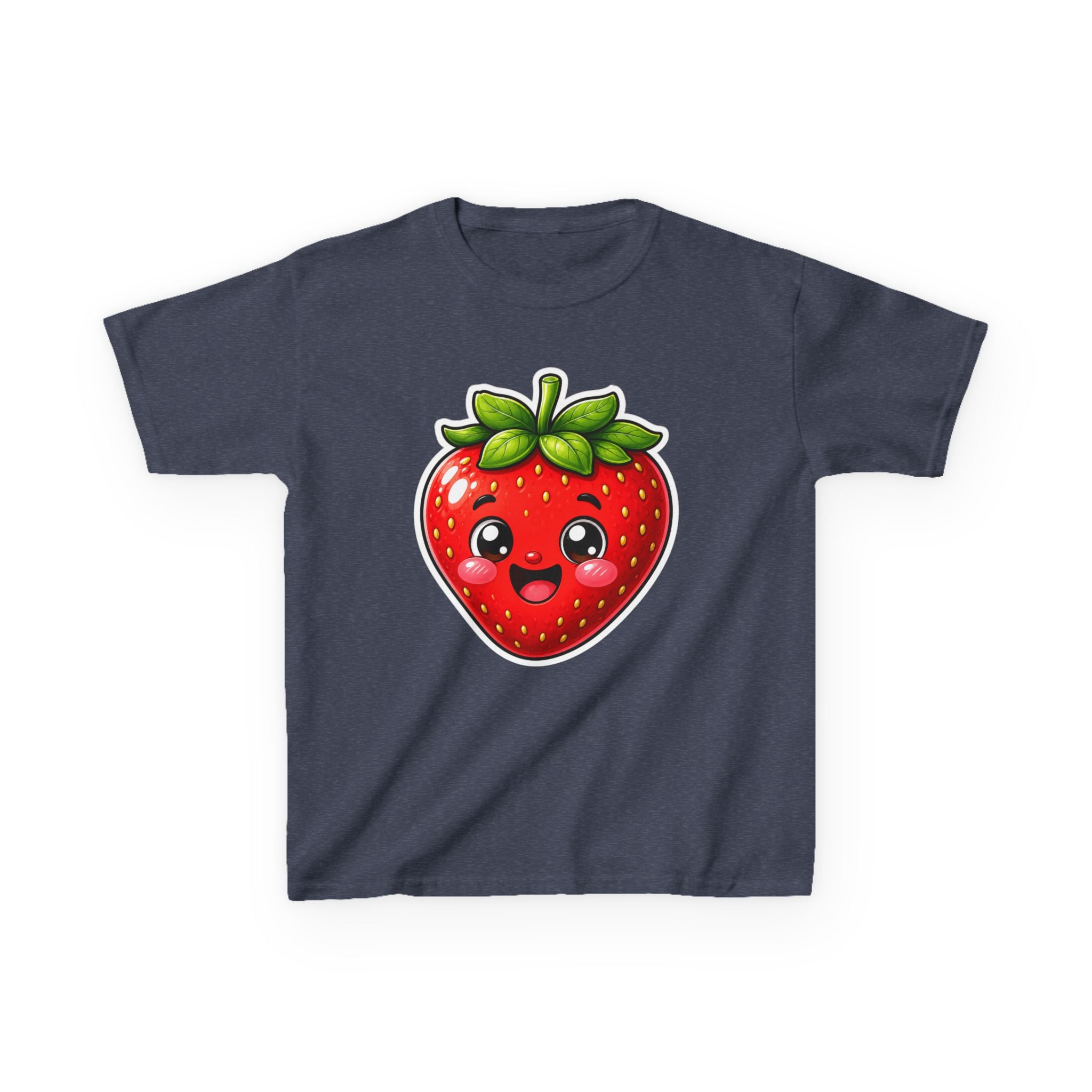 Kids Strawberry T-Shirt — 'So Sweet' Kawaii Fruit Graphic Tee