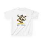Kids Raccoon T-Shirt — 'Shred & Grin' Skateboarding Raccoon Graphic Tee