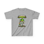 Cosmic Dino Kids T‑Shirt — 'Ready for Launch' Space Dinosaur Tee