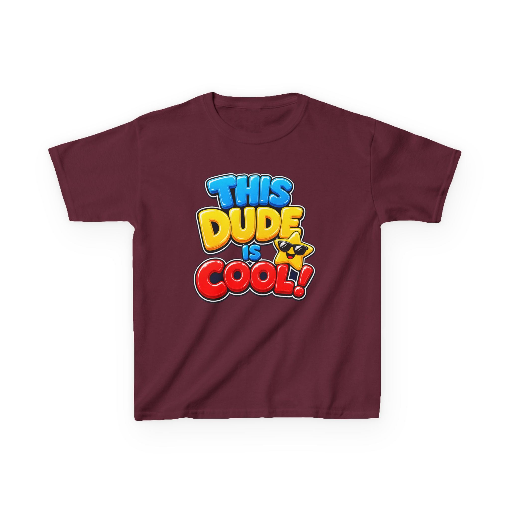 Kids Birthday T-Shirt — 'This Dude Is Cool!' Birthday Boy Graphic Tee