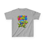 Kids Cosmic Dino T-Shirt — 'Cosmic Dino' Colorful Alien Riding Dinosaur Graphic Tee