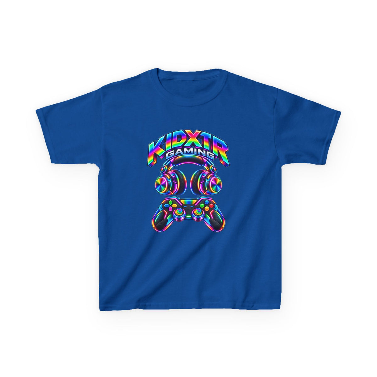 Kidxtr™ Kids Gaming T-Shirt — 'Kidxtr Gaming' Neon Controller Graphic Tee