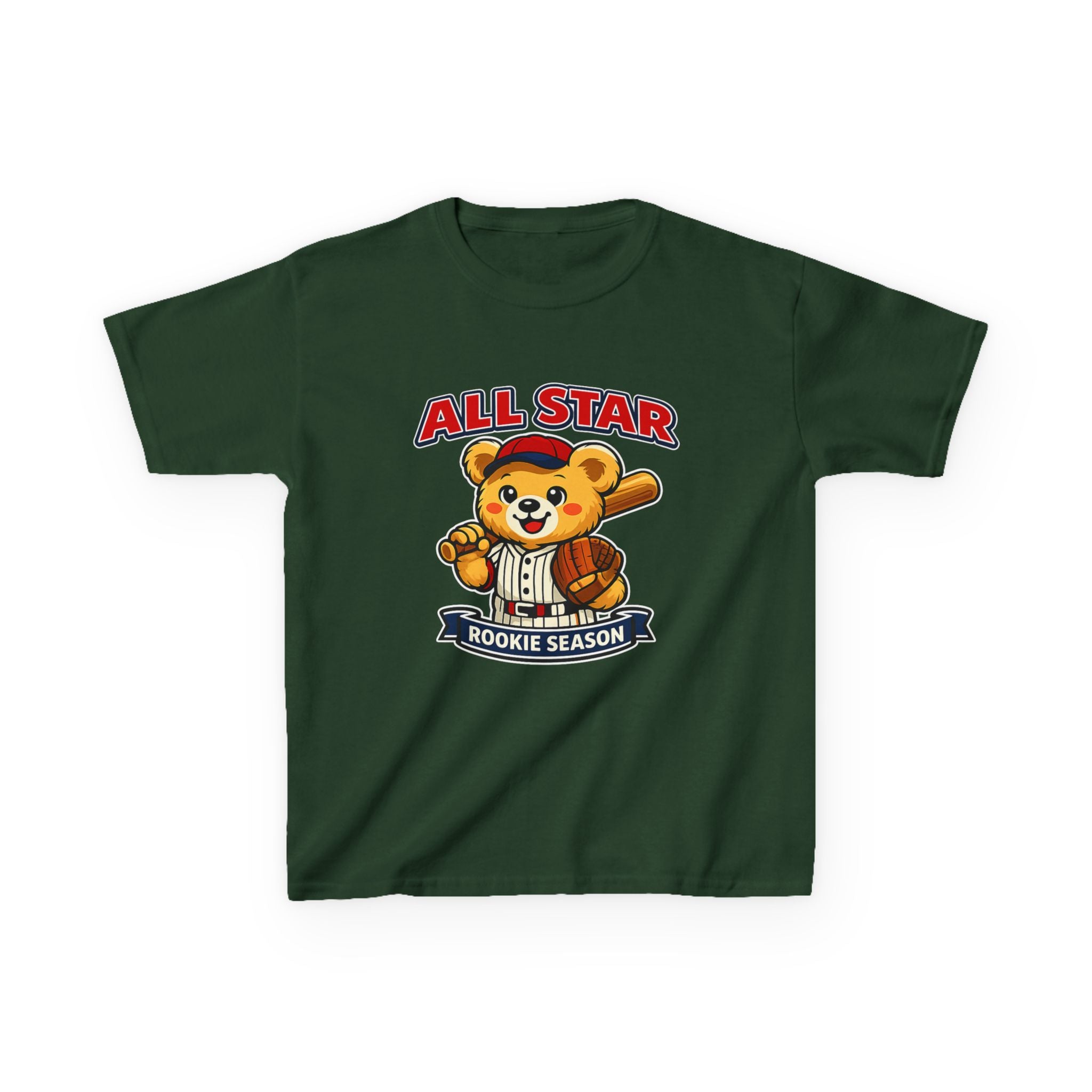 Bear Baseball - Kids T Shirt