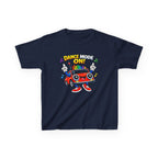 Kids Dance T-Shirt — 'Dance Mode On!' Cartoon Boombox Car Graphic Tee