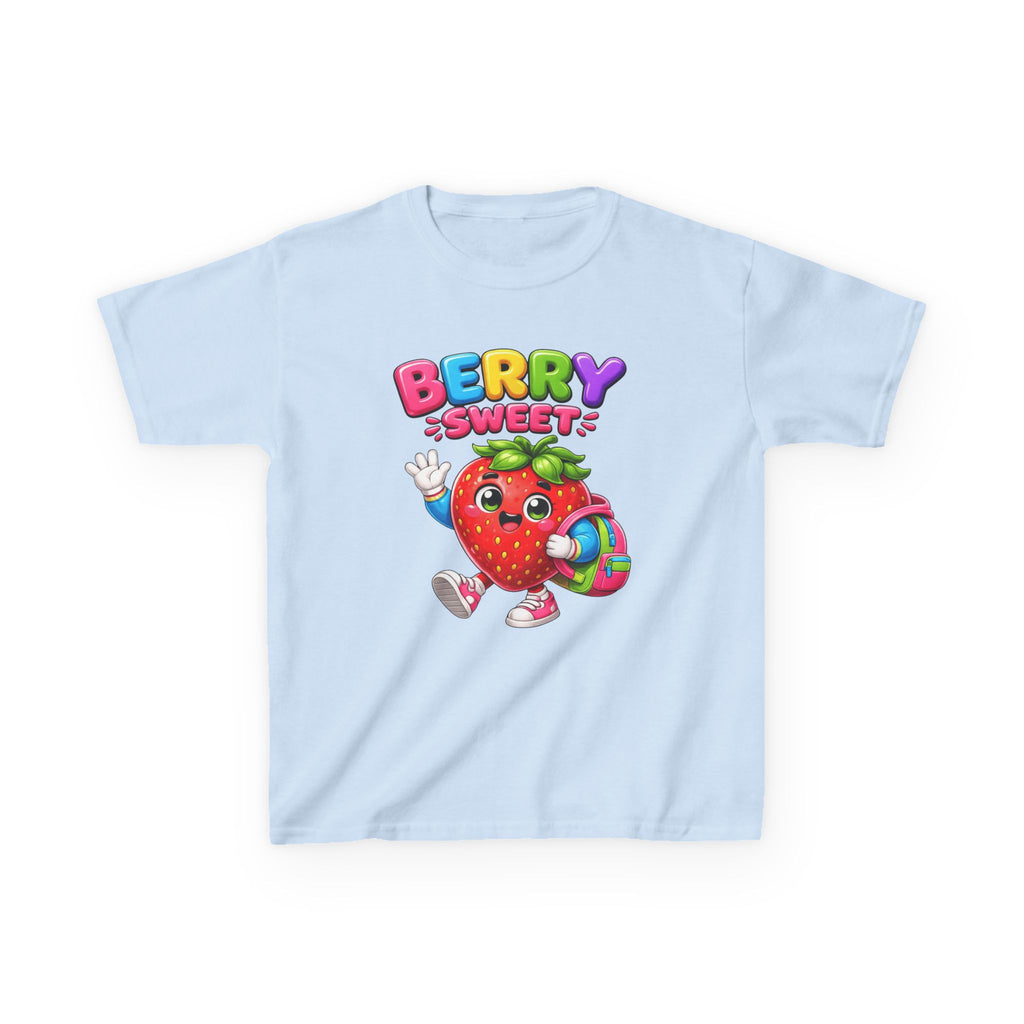 Kids Strawberry T-Shirt — 'Berry Sweet' Cute Strawberry Graphic Tee