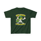 Kids Baseball T-Shirt — 'Pea Power Home Run Hero' Graphic Tee