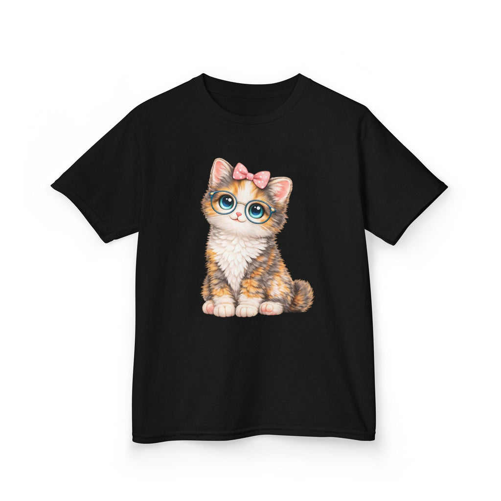 Kids Cat T-Shirt – Big-Eyed Kitten Graphic Tee