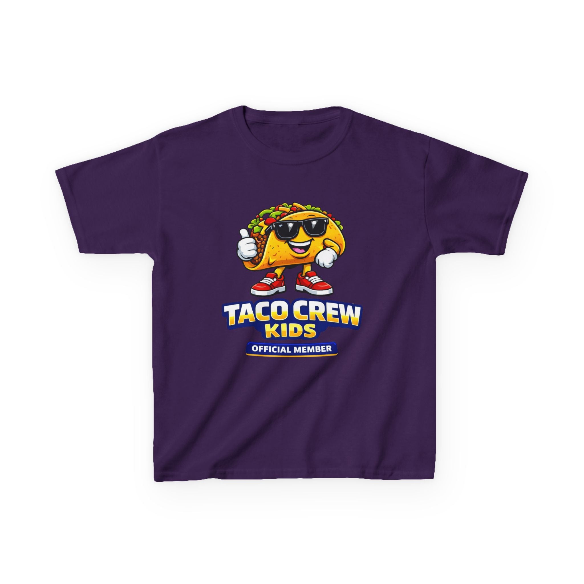 Kids Football T-Shirt — 'Taco Power' Football Hero Graphic Tee
