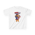 Kids Patriotic T-Shirt — 'Freedom Looks Good on Me' USA Dog Graphic Tee