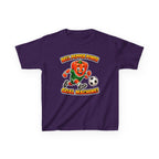 Kids Soccer T-Shirt — 'Bell Pepper Power' Goal Machine Cute Veggie Mascot Graphic Tee