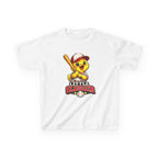 Kids Baseball T-Shirt — 'Little Slugger' Cute Baseball Chick Graphic Tee