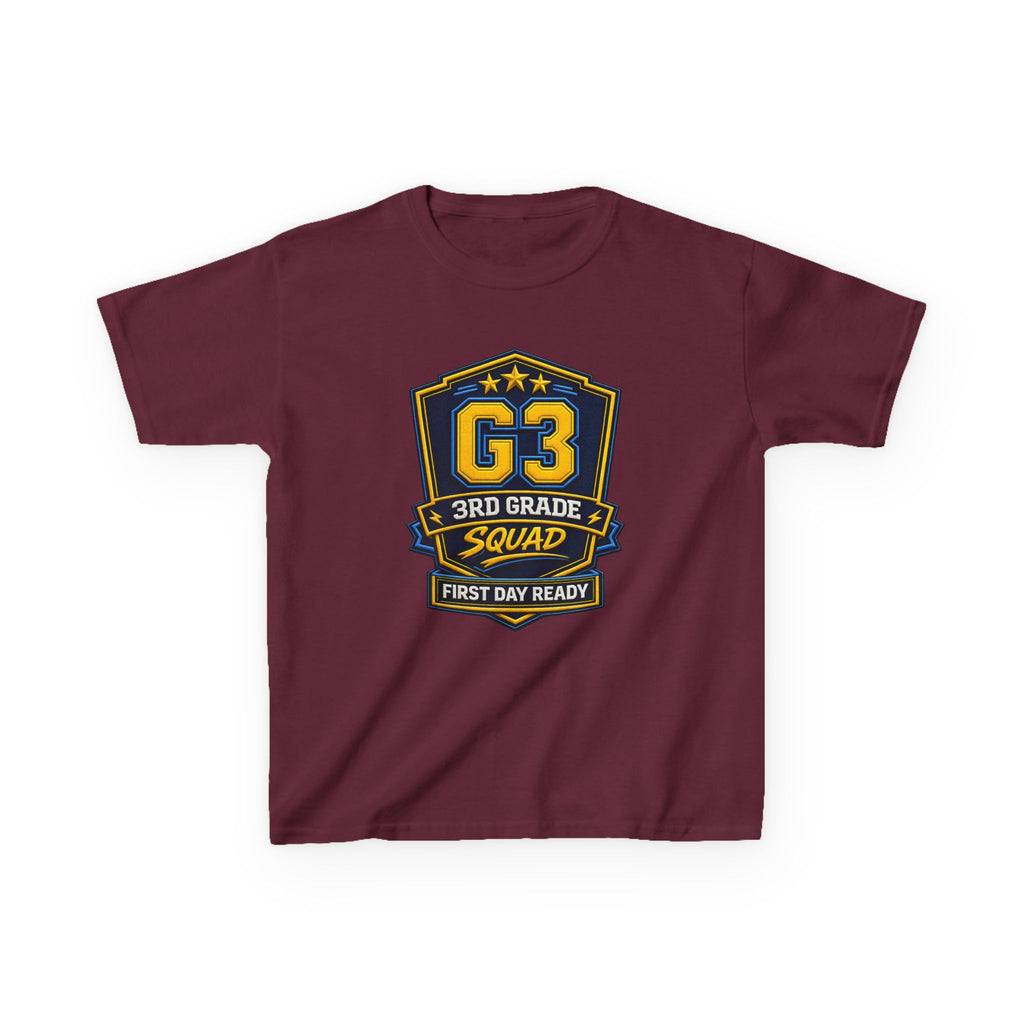 Kids 3rd Grade T-Shirt — 'G3 First Day Ready' Back-to-School Graphic Tee