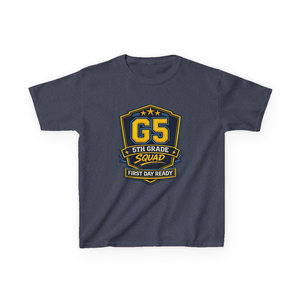 Kids 5th Grade T-Shirt — 'G5 First Day Ready' Back-to-School Graphic Tee