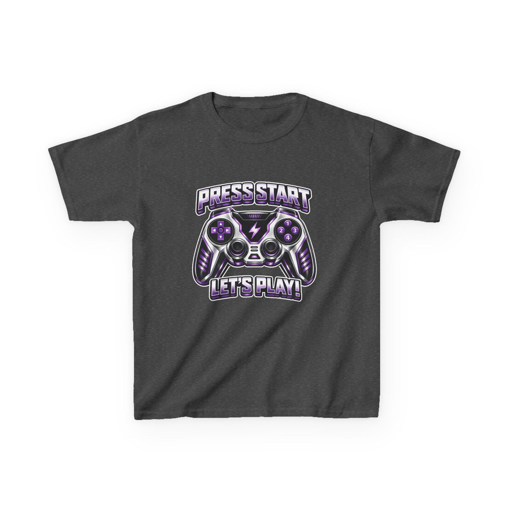 Kids Gaming T-Shirt — 'Press Start: Let’s Play!' Gaming Graphic Tee