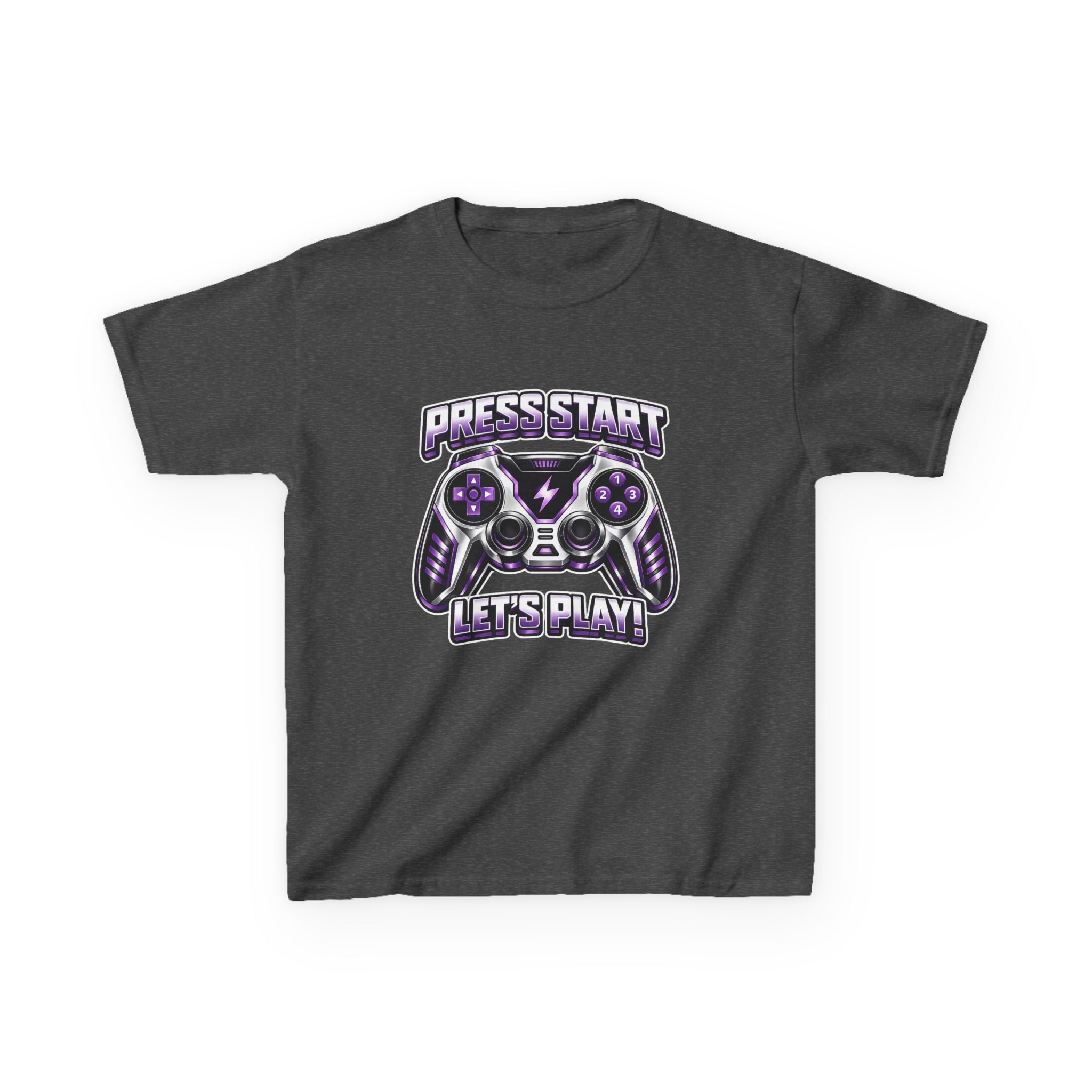 Kids Gaming T-Shirt — 'Press Start: Let’s Play!' Gaming Graphic Tee