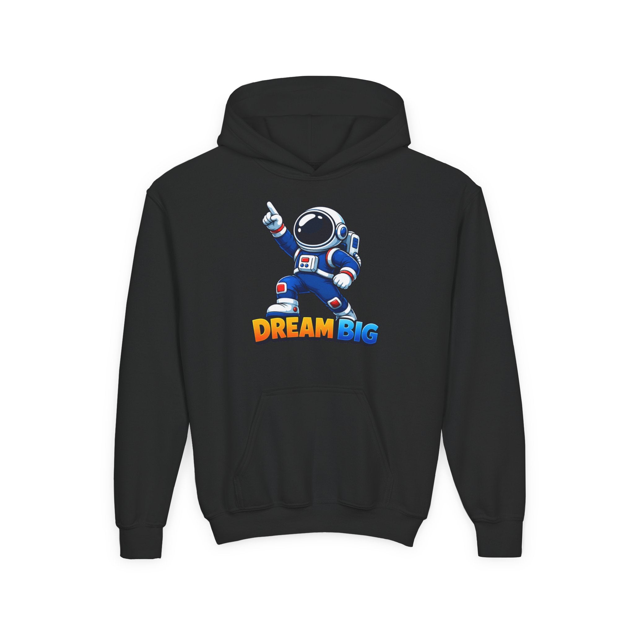 Kidxtr™ Kids Dream Hoodie — 'Dream Big' Cartoon Graphic Sweatshirt