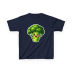 Kids Veggie T-Shirt — 'Eat Your Greens' Cute Smiling Broccoli Graphic Tee