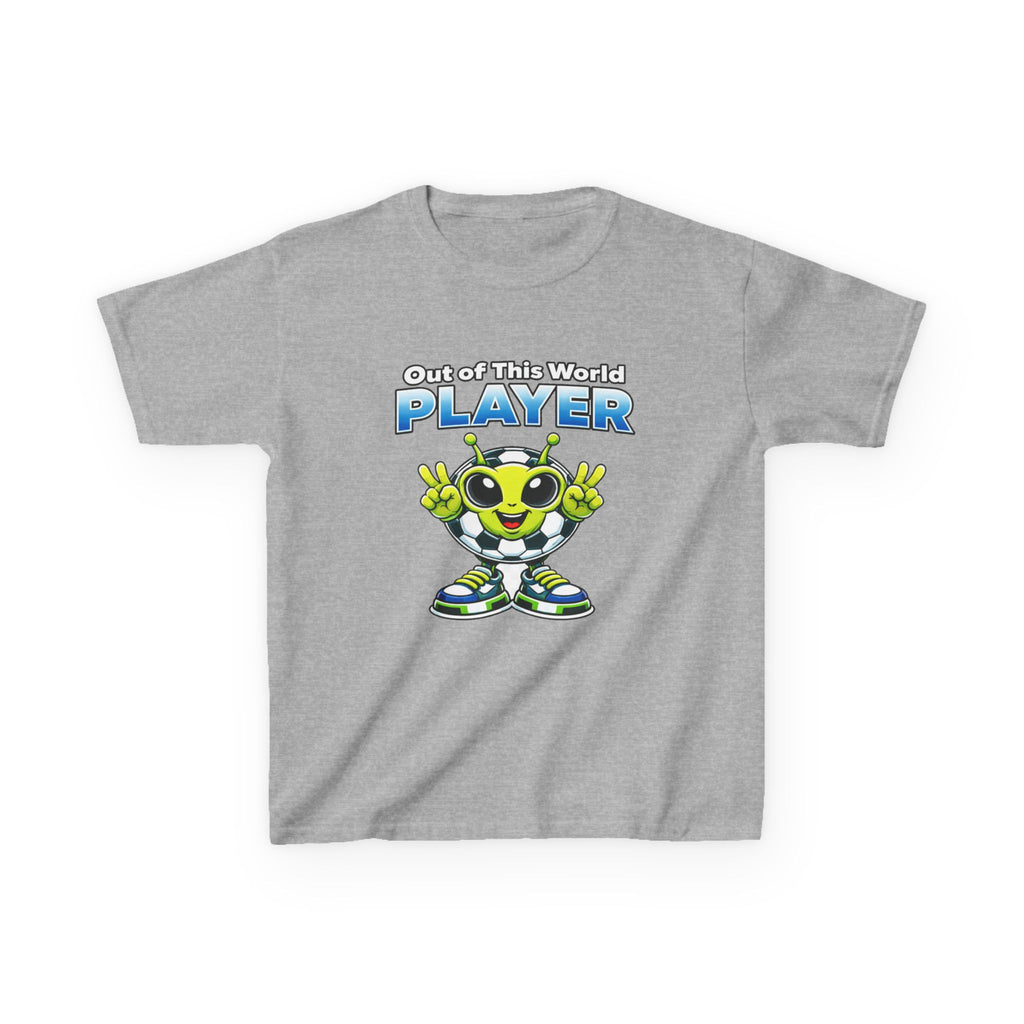 Kids Alien Soccer T-Shirt – Out of This World Graphic Tee