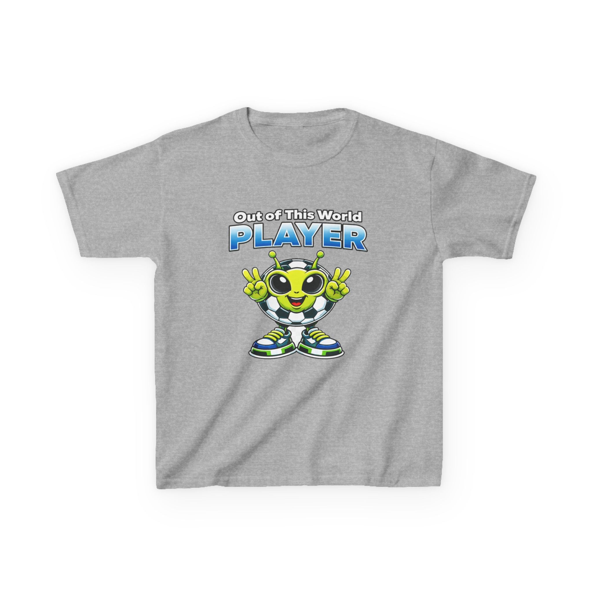 Kids Alien Soccer T-Shirt – Out of This World Graphic Tee