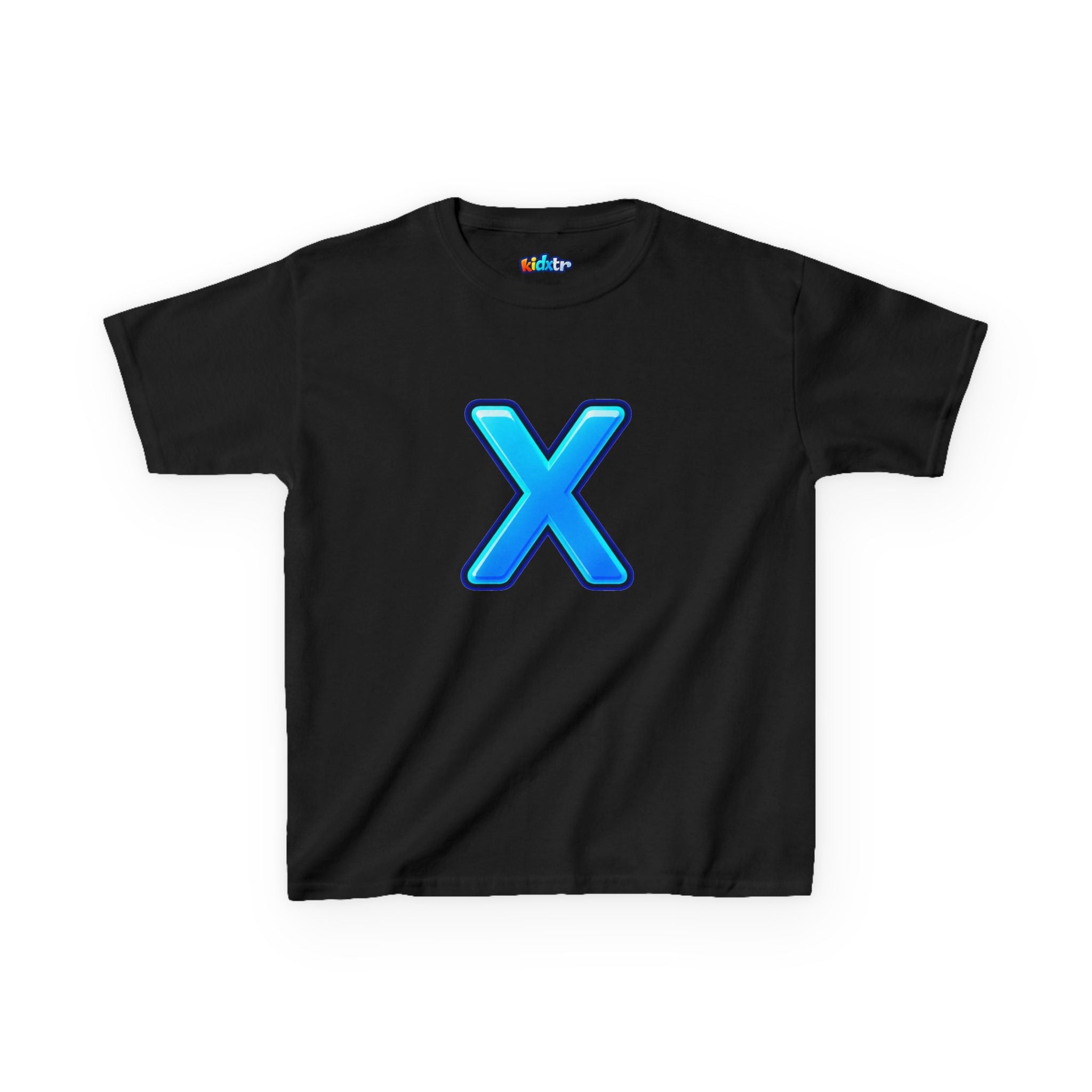 Kidxtr™ Kids Letter X T-Shirt — 'X Marks the Vibe' Bold Graphic Tee