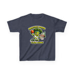 Kids Broccoli T-Shirt — 'Broccoli Power Slam Dunk!' Basketball Veggie Graphic Tee
