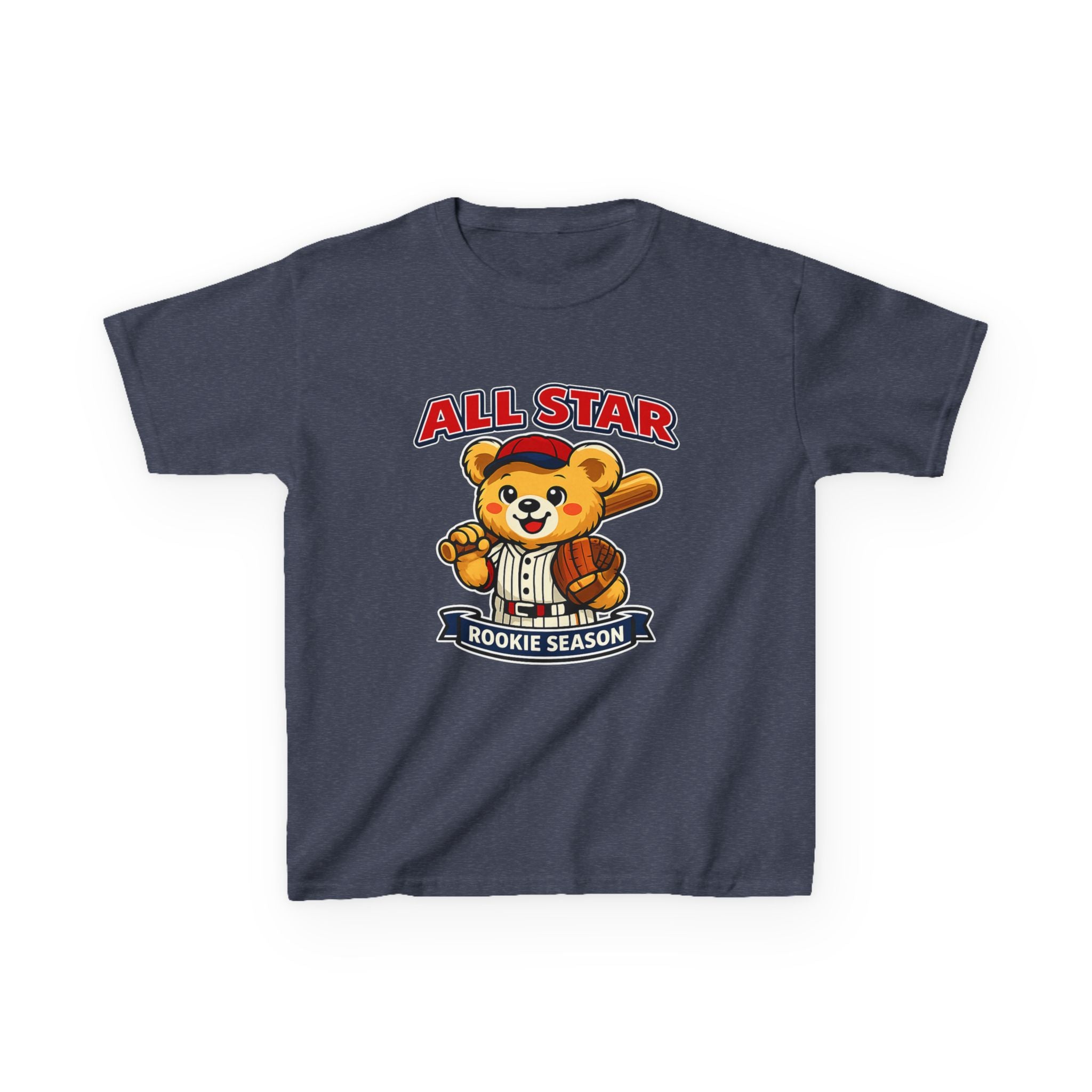 Bear Baseball - Kids T Shirt