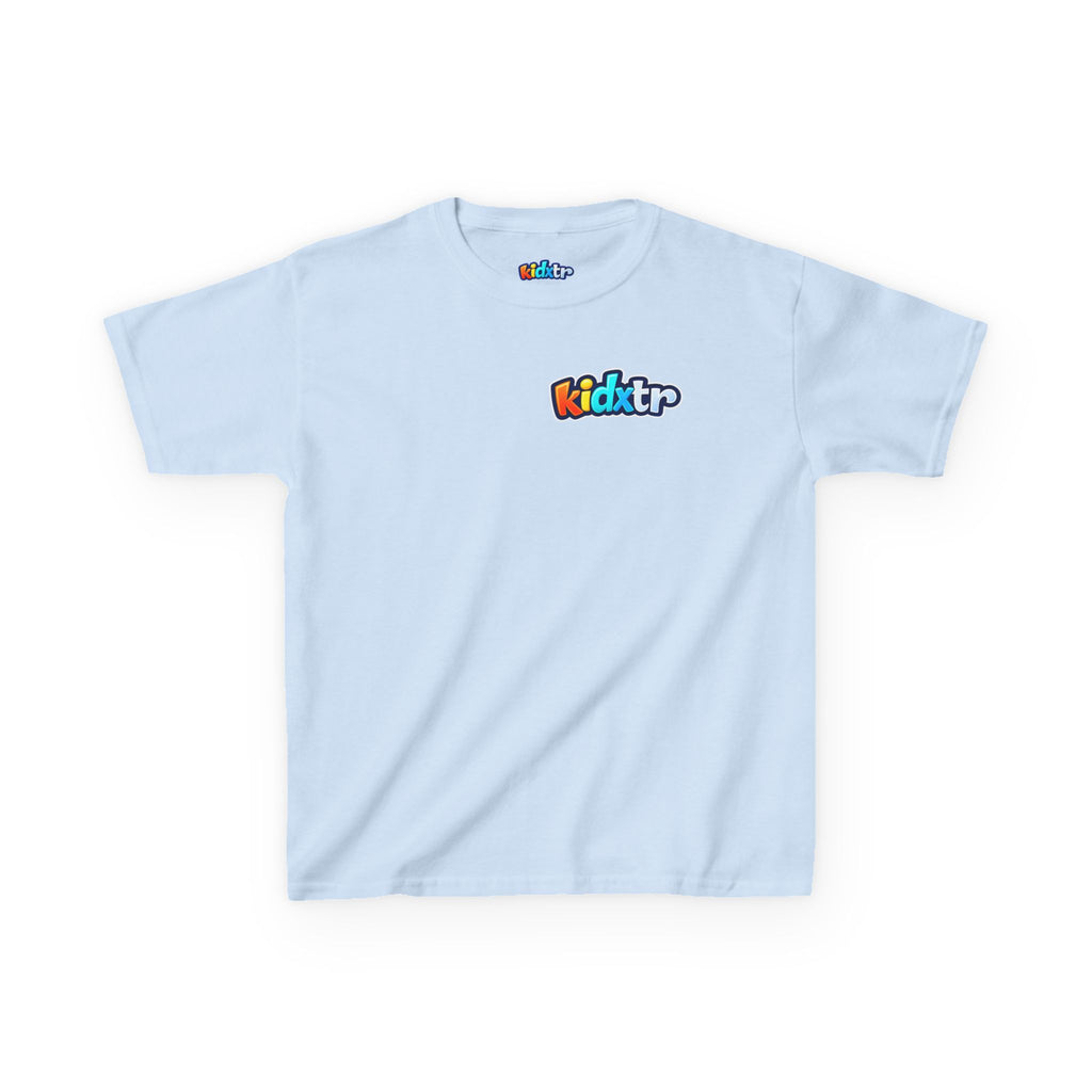 Kidxtr™ Kids Logo T-Shirt — 'Born Bold' Rainbow Wordmark Graphic Tee