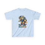 Kids Skateboard T-Shirt — 'Little Explorer' Skateboarding Puppy Graphic Tee