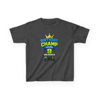 Kids Birthday T-Shirt — 'Birthday Champ' Level 9 Unlocked Gamer Graphic Tee