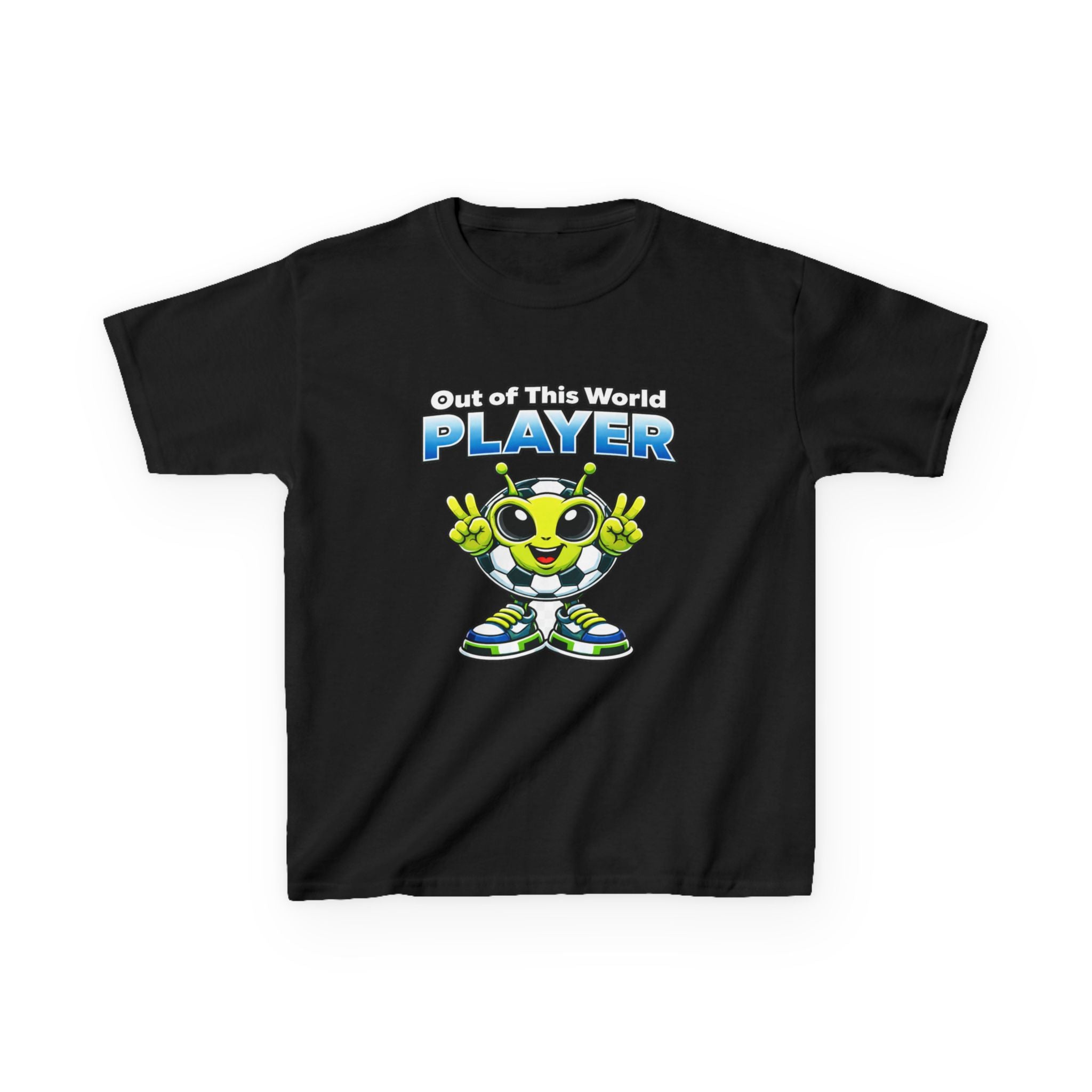 Kids Alien Soccer T-Shirt – Out of This World Graphic Tee