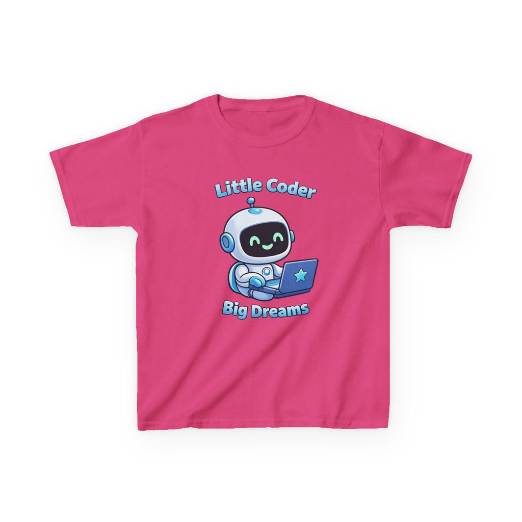Kids Coding T-Shirt – Little Coder Big Dreams Graphic Tee