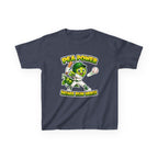 Kids Baseball T-Shirt — 'Pea Power Home Run Hero' Graphic Tee